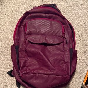 Stylish Burgundy Backpack Under Armour